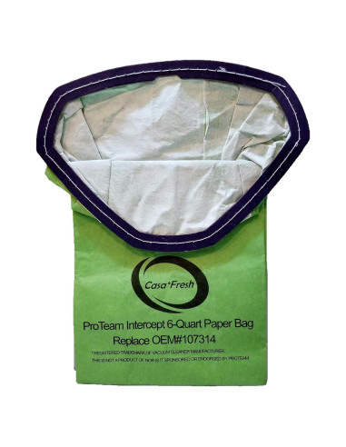Bolsas de Filtro Casa Fresh 10 PK para ProTeam 6 Qt