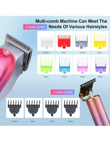 Kit Cortadoras de Cabello Lanumi 21 Piezas Inalámbrico