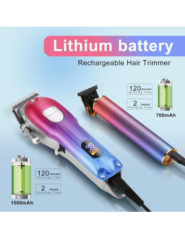 Kit Cortadoras de Cabello Lanumi 21 Piezas Inalámbrico