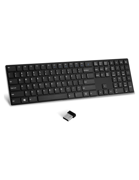 Teclado Inalámbrico TIETI K01R Slim 2.4G con Numérico