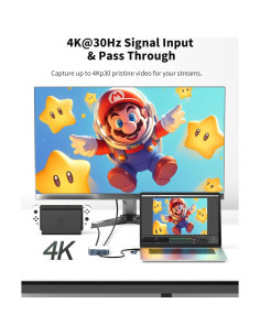 Tarjeta de Captura VANGREE VC-003 4K HDMI 1080P 60FPS 2