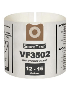 Bolsas de Reemplazo RIDGID VF3502 para Aspiradoras 12-16 Gal