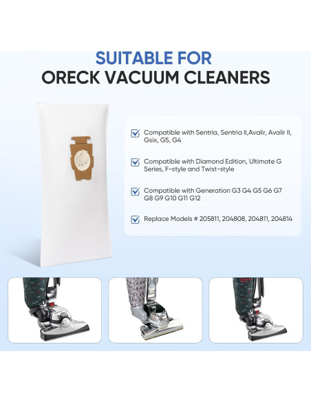 Paquete 12 Bolsas Vacío HEPA LBLVBNEWD 204814 para Aspiradora Paquete 12 Bolsas Vacío HEPA LBLVBNEWD 204814 para Aspiradora