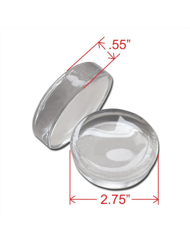 Pesas de Fermentación de Vidrio Premium para Tarros Mason 7 cm - Paquete de 8