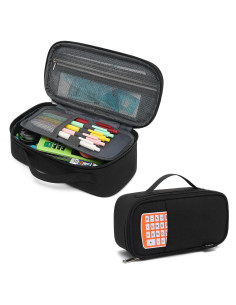 Estuche de Lápices XQXA PC-2216-BT Negro Gran Capacidad