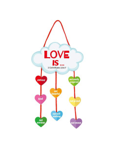 Kit de Manualidades Corazón Espuma Ceiba 12 Piezas