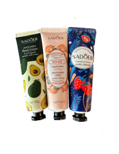 Set de 3 Cremas de Manos 30 g Hidratantes DFRC - Viaje 2