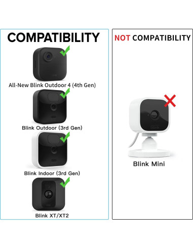 Paquete de 3 cables de alimentación 3 m para Blink Outdoor 4