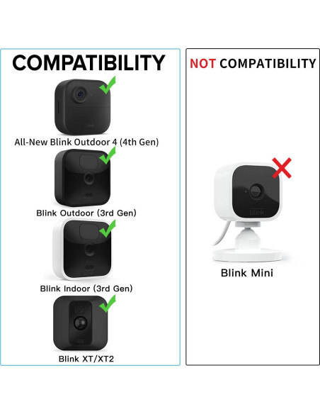 Paquete de 3 cables de alimentación 3 m para Blink Outdoor 4