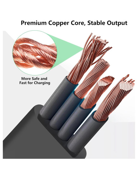 Paquete de 3 cables de alimentación 3 m para Blink Outdoor 4