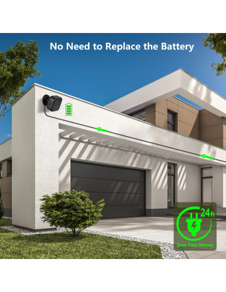 Paquete de 3 cables de alimentación 3 m para Blink Outdoor 4