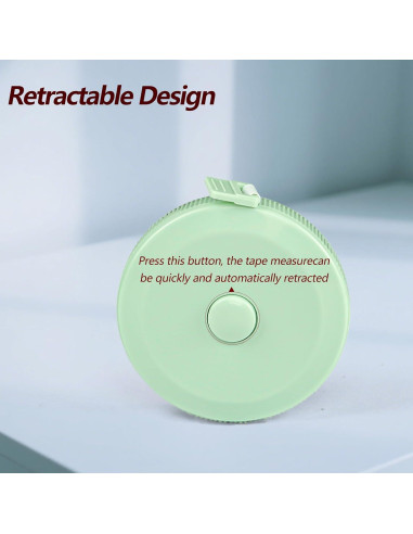 6 Paquetes Cinta Métrica Retráctil Zivcaer 150 cm Doble Cara