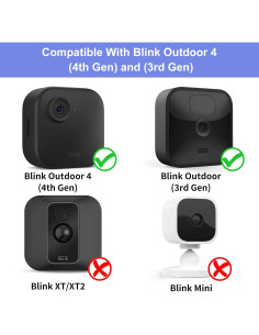 Soporte de Pared para Blink Outdoor 4 y 3 - 3 Paquete Negro 2