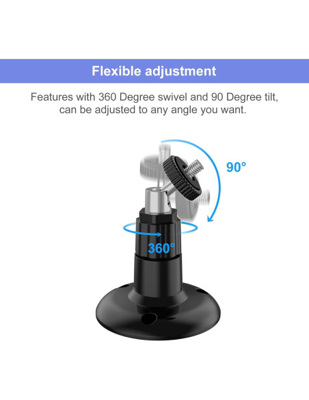 Soporte de Pared para Blink Outdoor 4 y 3 - 3 Paquete Negro