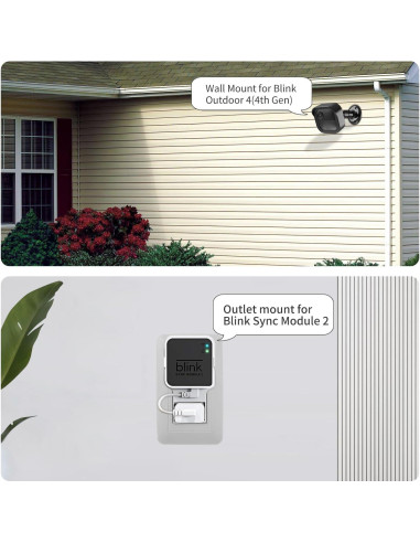 Soporte de Pared para Blink Outdoor 4 y 3 - 3 Paquete Negro
