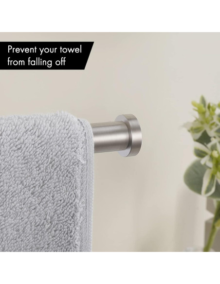 Barra de Toalla Giratoria KES 49.5 cm 4-Brazos Acero Inoxidable