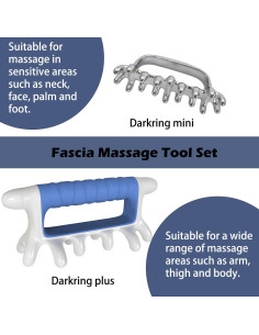 Juego de Masaje Facial DARKRING - Acero Inoxidable y Plástico 2