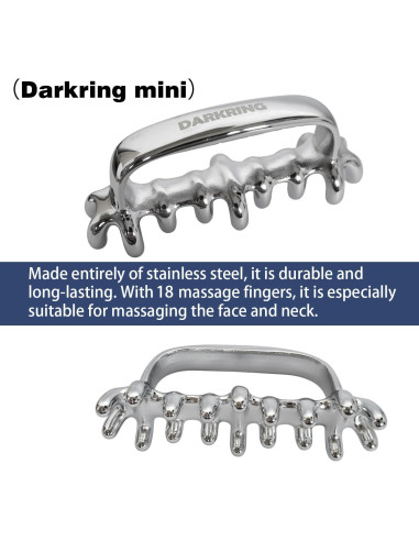 Juego de Masaje Facial DARKRING - Acero Inoxidable y Plástico