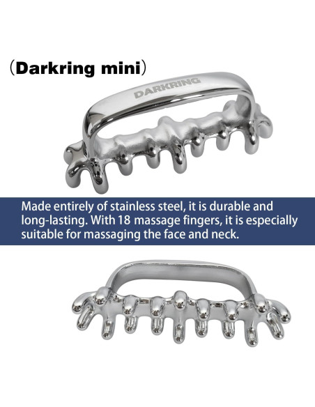 Juego de Masaje Facial DARKRING - Acero Inoxidable y Plástico