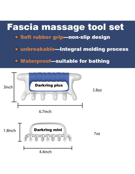 Juego de Masaje Facial DARKRING - Acero Inoxidable y Plástico