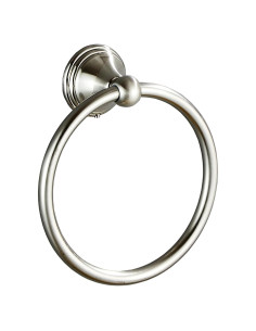 Anillo de Toalla Bluebyrne Níquel Cepillado 15 cm Redondo