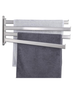 Soporte para Toallas KES 4 Brazos Acero Inoxidable 49.5 cm
