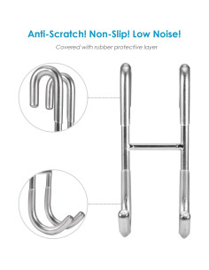 Ganchos para Ducha Simtive Paquete de 2 Sin Perforaciones 2