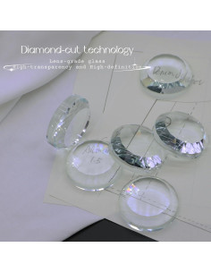 Pesas de Costura de Cristal OKQX - Paquete de 6, 62.4g cada una 2