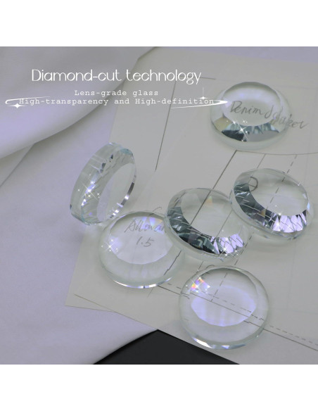 Pesas de Costura de Cristal OKQX - Paquete de 6, 62.4g cada una Pesas de Costura de Cristal OKQX - Paquete de 6, 62.4g cada una