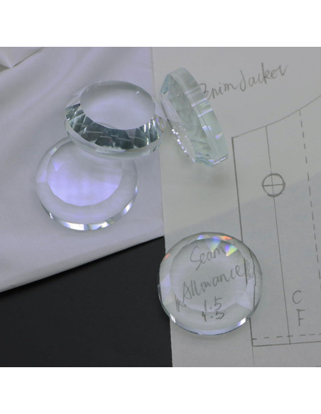 Pesas de Costura de Cristal OKQX - Paquete de 6, 62.4g cada una Pesas de Costura de Cristal OKQX - Paquete de 6, 62.4g cada una