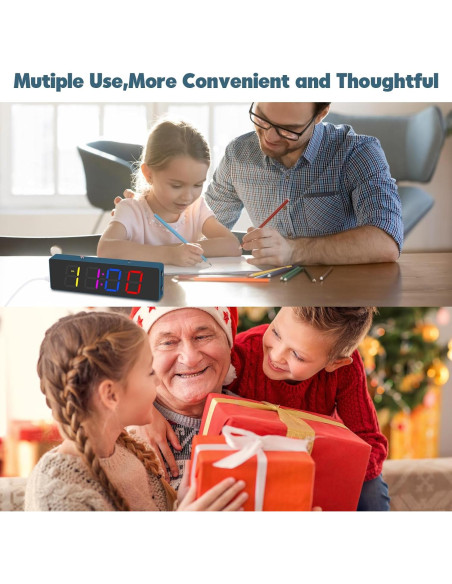 Kit de Soldadura DIY BANRIA Reloj Digital RGB 4 Dígitos