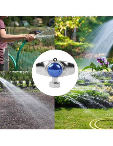 Aspersor de Metal Hourleey 360 Paquete de 2 para Jardín