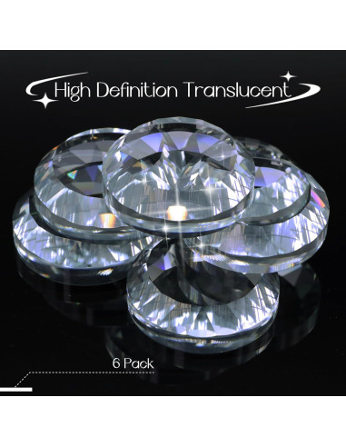 Pesas de Costura de Cristal OKQX - Paquete de 6, 62.4g cada una