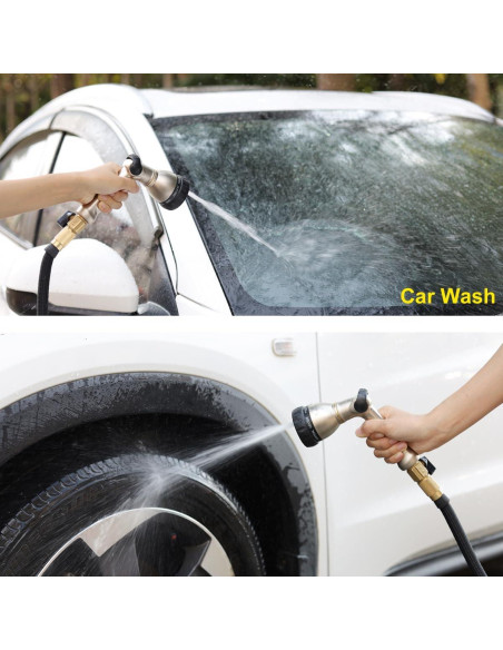 Boquilla de Manguera FANHAO Metal 8 Patrones Riego Jardín