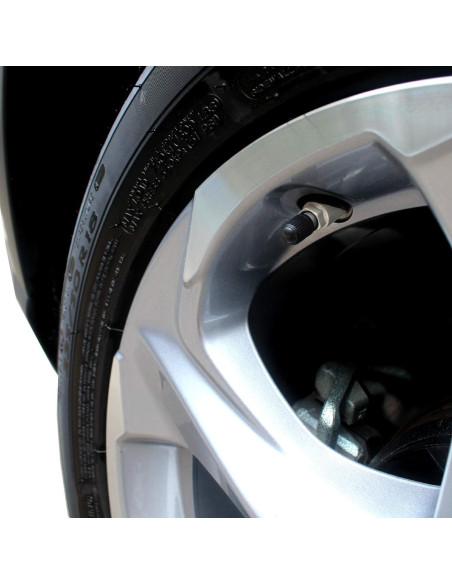 30 Tapas de Válvula Neumático SAMIKIVA Universal Negro