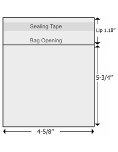 200 Bolsas de Cello Reutilizables A2 11.7 x 14.6 cm 2