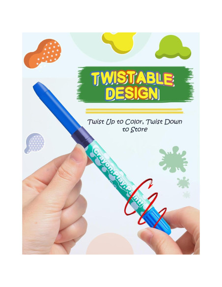 Kit de Pintura Facial Lictin 12 Colores Arcoíris - No Tóxico