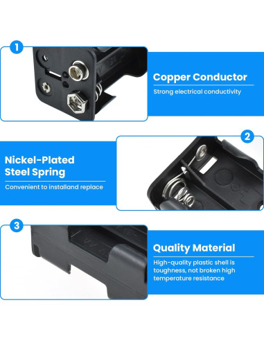 Soporte de Batería AA SDTC Tech Kit 2/4/6/8 x 1.5V