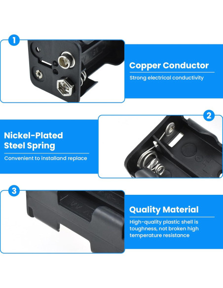 Soporte de Batería AA SDTC Tech Kit 2/4/6/8 x 1.5V