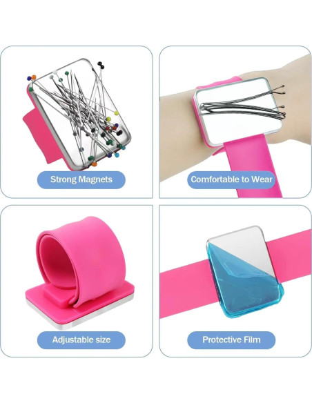 Cojín de Imán para Muñeca Hilltian con Base de Madera