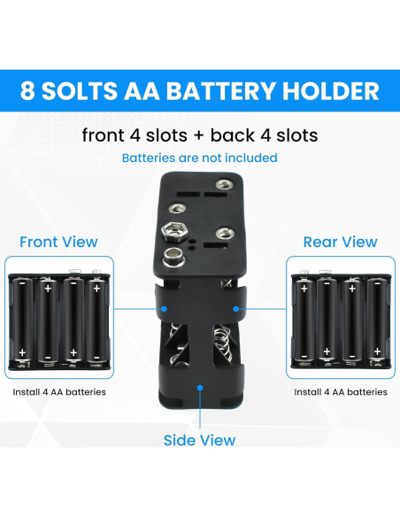 Soporte de Batería AA SDTC Tech Kit 2/4/6/8 x 1.5V