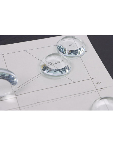 Pesas de Costura de Cristal OKQX - Paquete de 6, 62.4g cada una