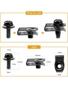 GOOACC GRC-70 35PCS Tornillos y Clips para Parachoques 2