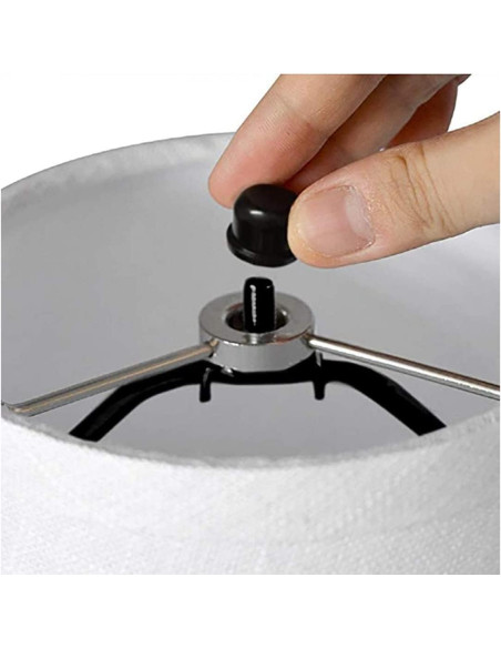 Soporte de Lámpara E26 RddenIy 11.5 cm Negro Desmontable