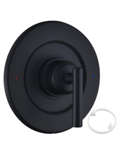 Kit de recorte Moen T2901BL para ducha, negro mate