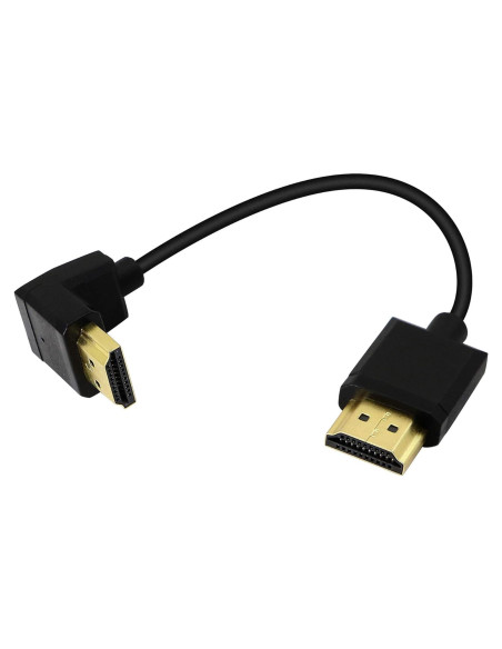Cable HDMI Macho a Macho 15cm PNGKNYOCN 4K 60Hz Ángulo Recto Cable HDMI Macho a Macho 15cm PNGKNYOCN 4K 60Hz Ángulo Recto