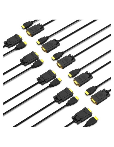 Cable HDMI a VGA Benfei 10 Paquete 1.21 kg 182.88 cm