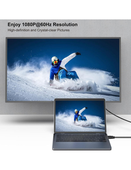 Cable HDMI a VGA Benfei 10 Paquete 1.21 kg 182.88 cm