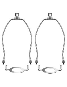 Soporte de Pantalla Canomo E26 Niquel 20 cm 2 Piezas