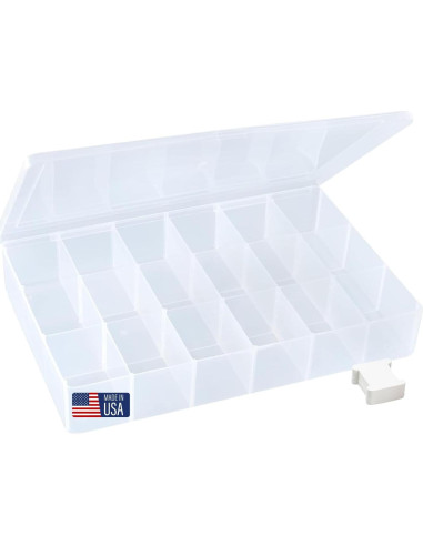 Caja organizadora de hilos Bulk Paradise 17 compartimentos